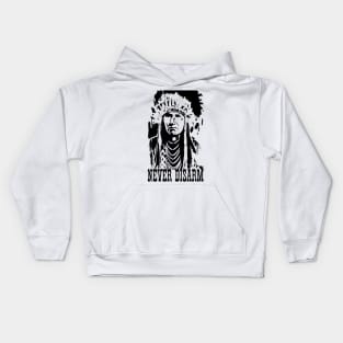 Never Disarm In Black And White Kids Hoodie